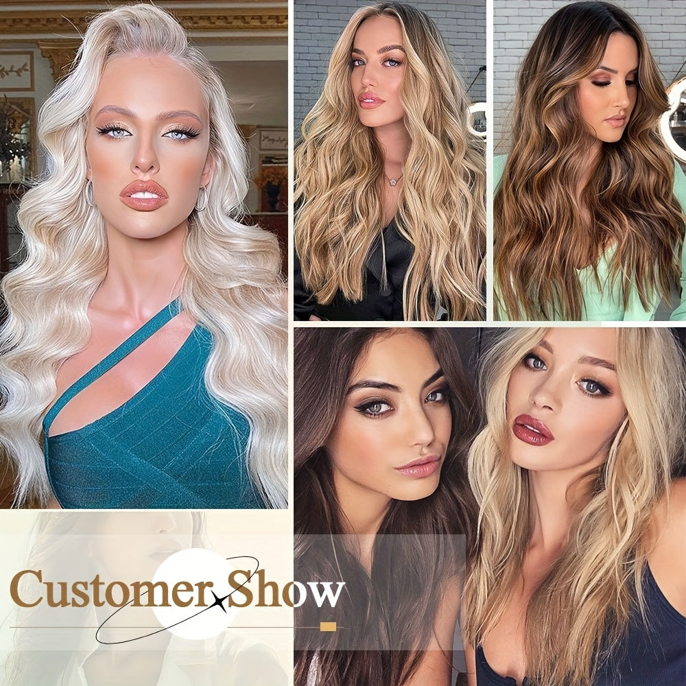 50 Strands Nano Ring Beads 100% Remy Human Hair Extensions 50G/Pack Thick Natural Smooth Remy Hair Full Head Balayage Highlight Blonde Any Color Halloween