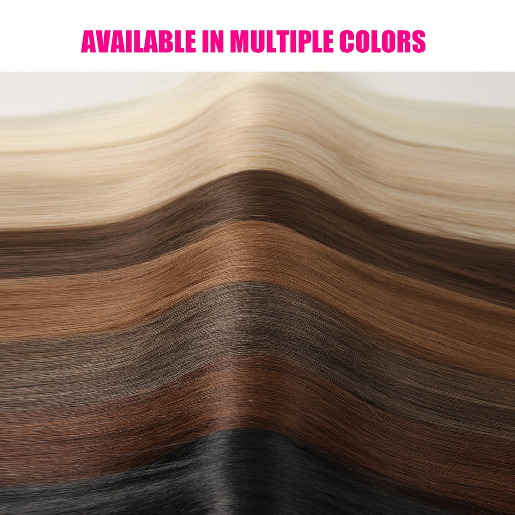 16 Inch Straight Ponytail Hair Extension, 90g Synthetic Clip-In Long Hair Wrap with Magic Drawstring, Versatile for All Women - Haircube, Hair Accessories Suitable for Birthday Party, Wedding Reception Mother's day gift for mom mother