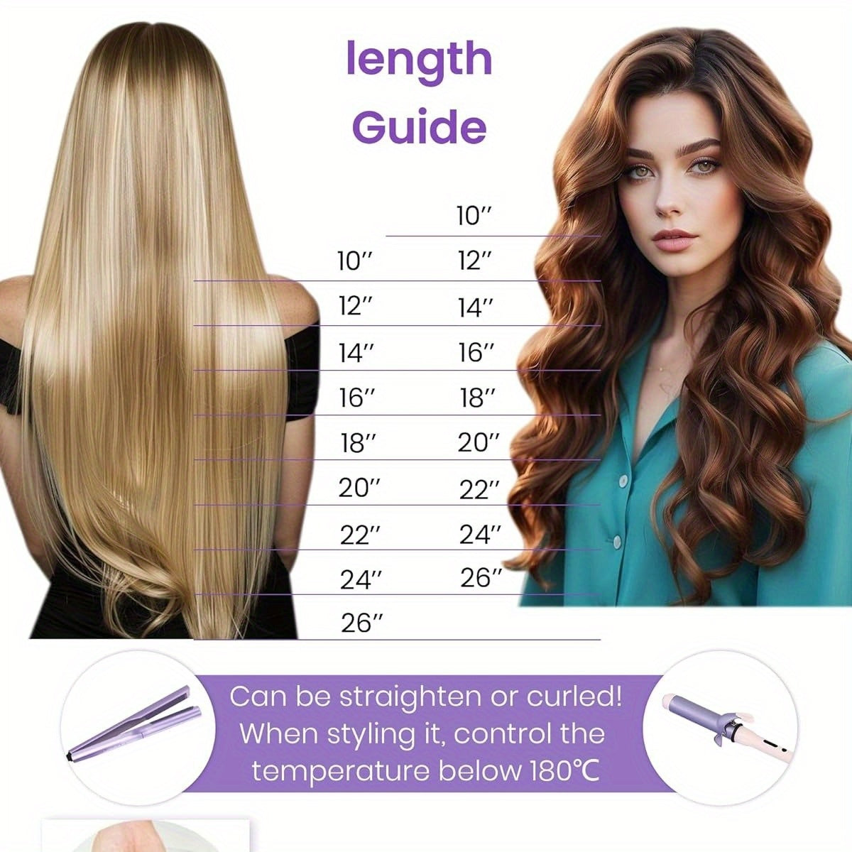 50Stramds/pack 30G Natural Human Hair Extensions Hot Fusion U Tip40.64-55.88 cm Straight Smooth Texture for Women - Natural Look, Adds Length, Multi-Ethnic Friendly, Easy to Attach, Hair Accesories Hair Enhancement for Daily Life, Wedding, Festival.
