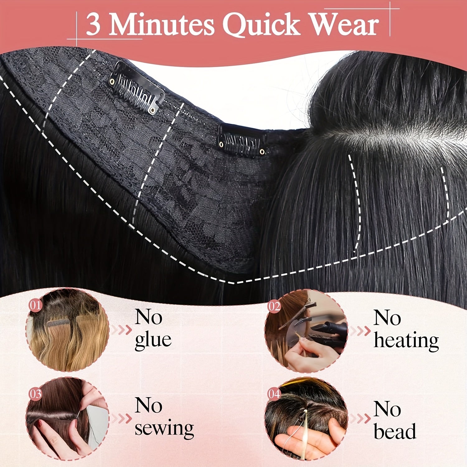 V Shape Clip Hair Extensions Human Hair 30.48-55.88 cm Ombre Sandy Blonde to Caramel Blonde Highlight One Hairpiece Clip In Hair Extension Human Hair with Seamless Weft Silky Straight for Women