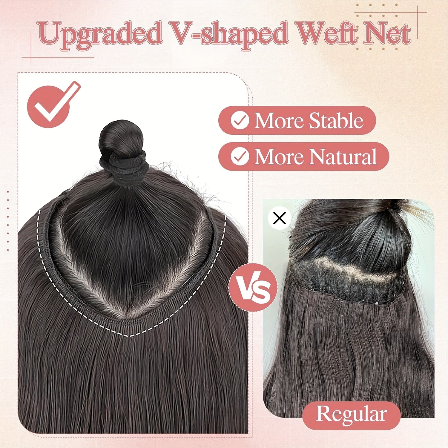 V Shape Clip Hair Extensions Human Hair 30.48-55.88 cm Ombre Sandy Blonde to Caramel Blonde Highlight One Hairpiece Clip In Hair Extension Human Hair with Seamless Weft Silky Straight for Women